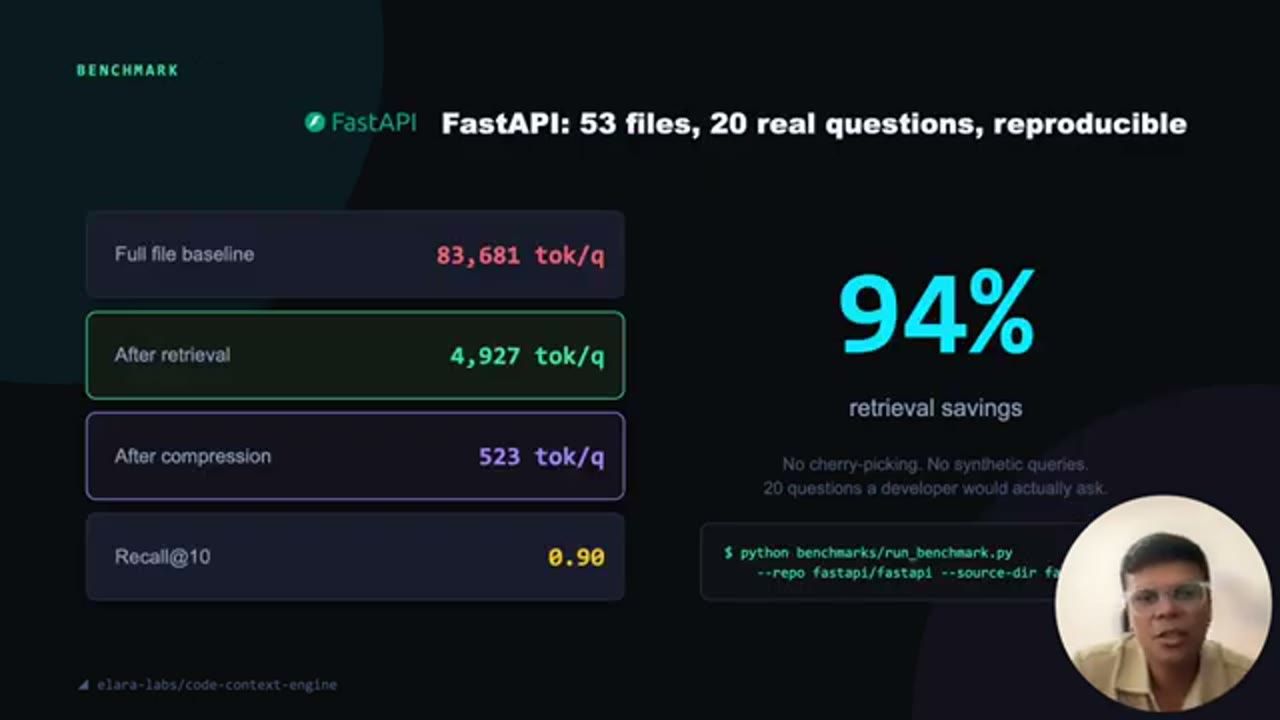 Slide Benchmark FastAPI: 53 file, 20 câu hỏi thật