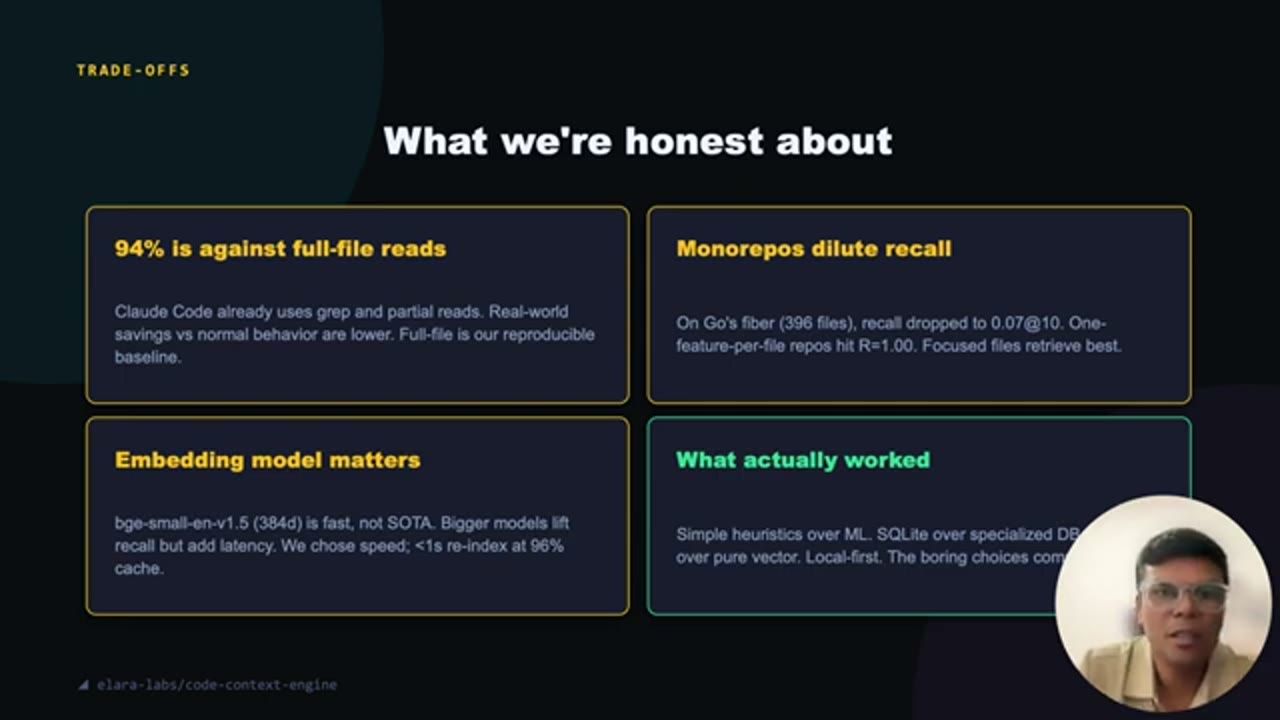 Slide Trade-offs: What we're honest about