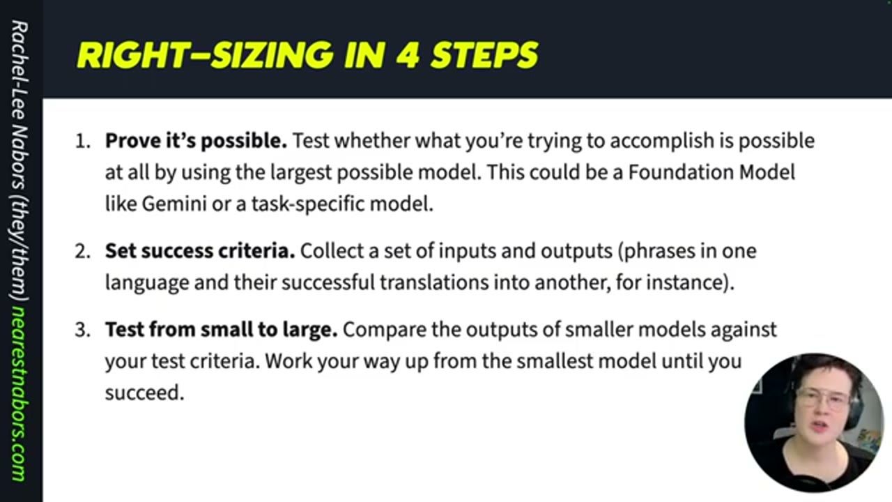Slide Right-sizing in 4 steps với ba bước đầu