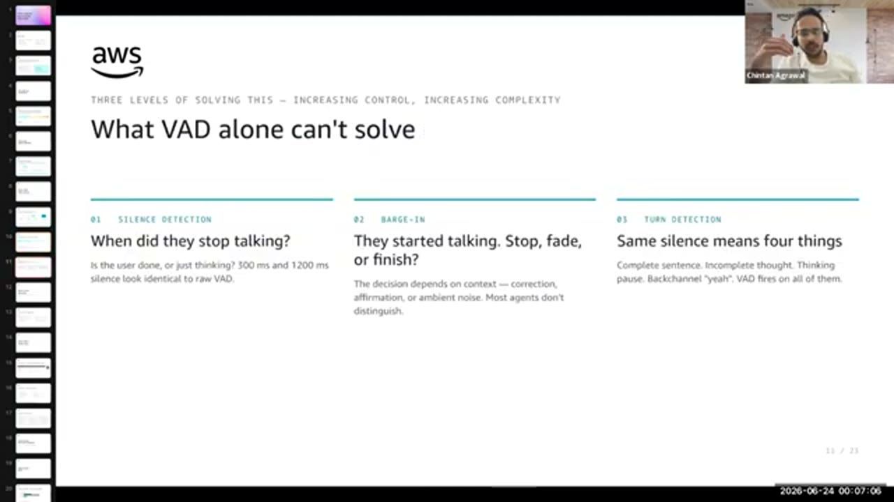 Slide What VAD alone can't solve với ba cột
