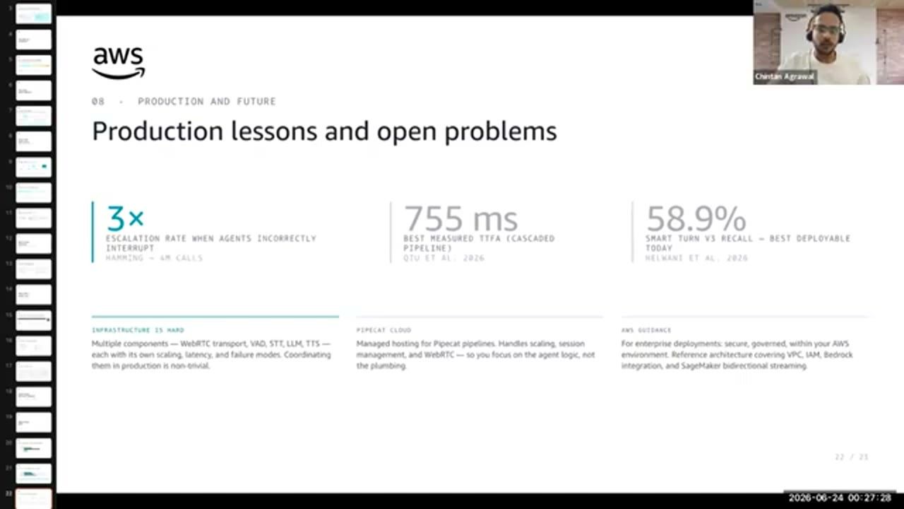 Slide Production lessons and open problems