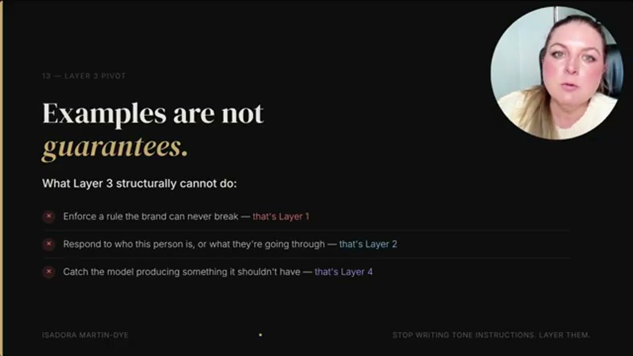 Slide Examples are not guarantees