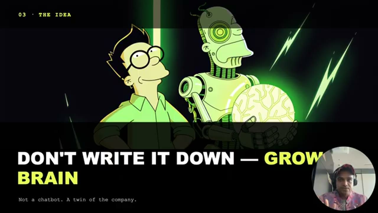 Slide Don't write it down, grow a brain