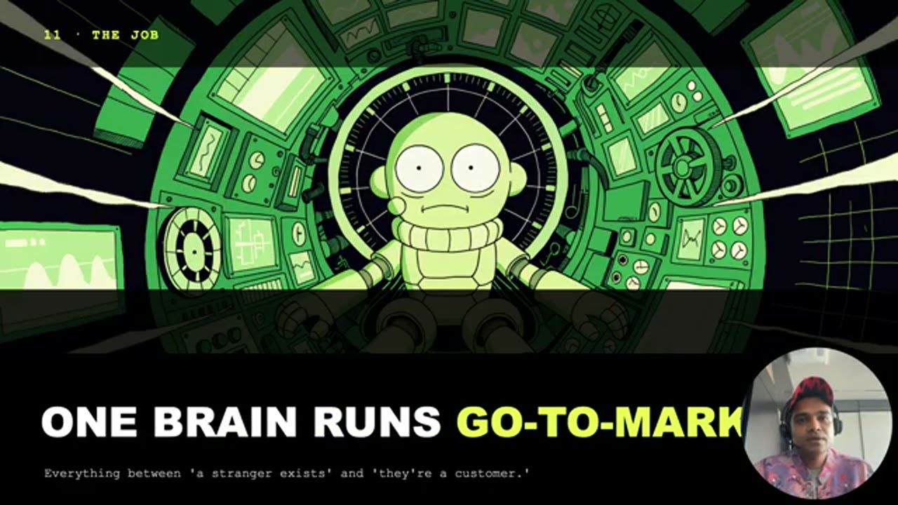 Slide One brain runs go-to-market