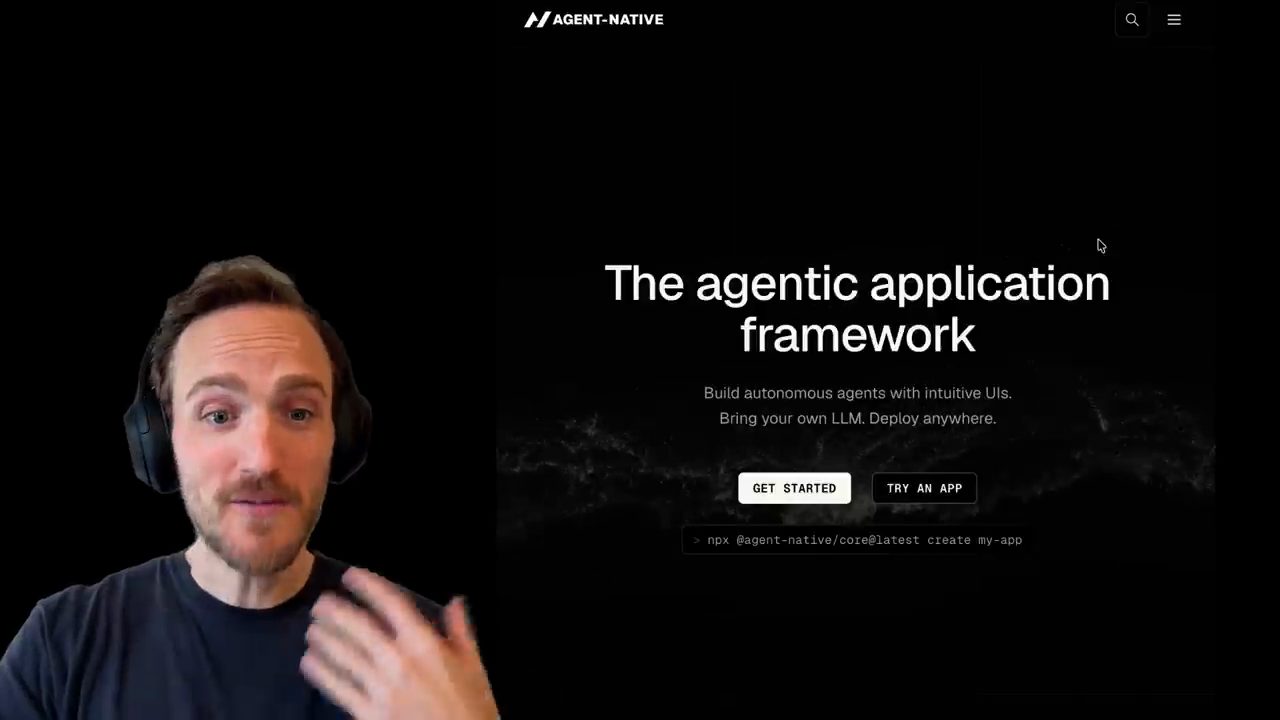 Trang chủ Agent-Native: The agentic application framework