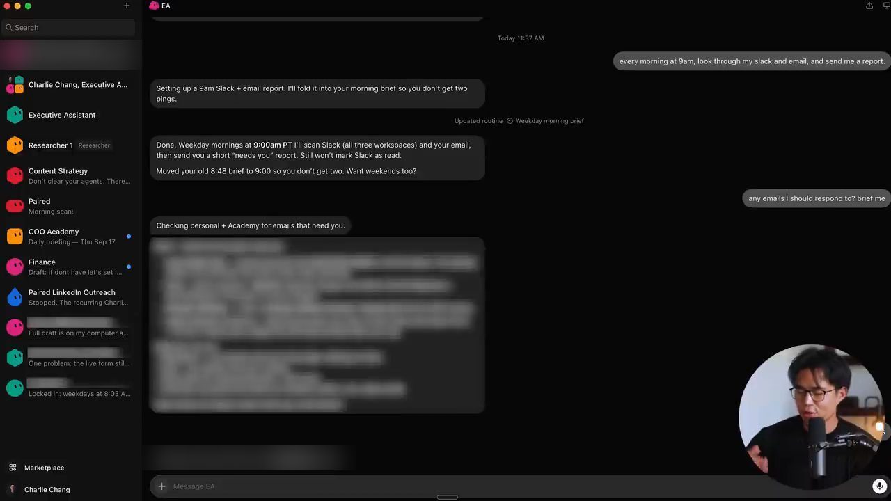 Bot EA kiểm tra email cần trả lời và gửi lời cảm ơn