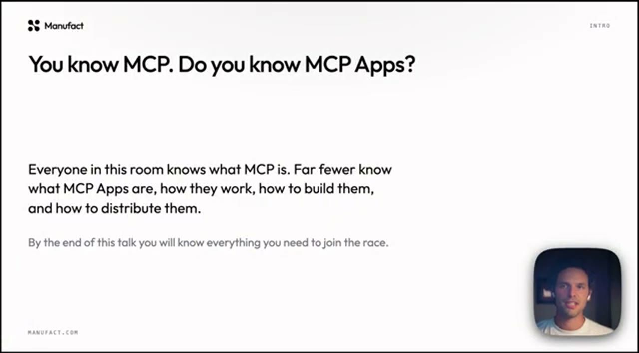 Slide You know MCP. Do you know MCP Apps?