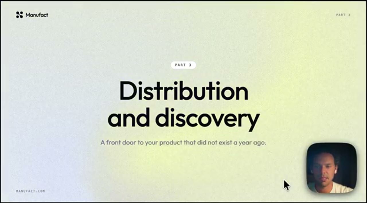Slide Part 3: Distribution and discovery