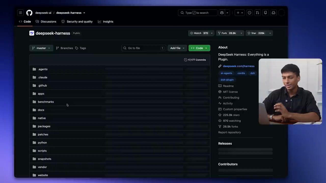 Repo deepseek-ai/deepseek-harness trên GitHub