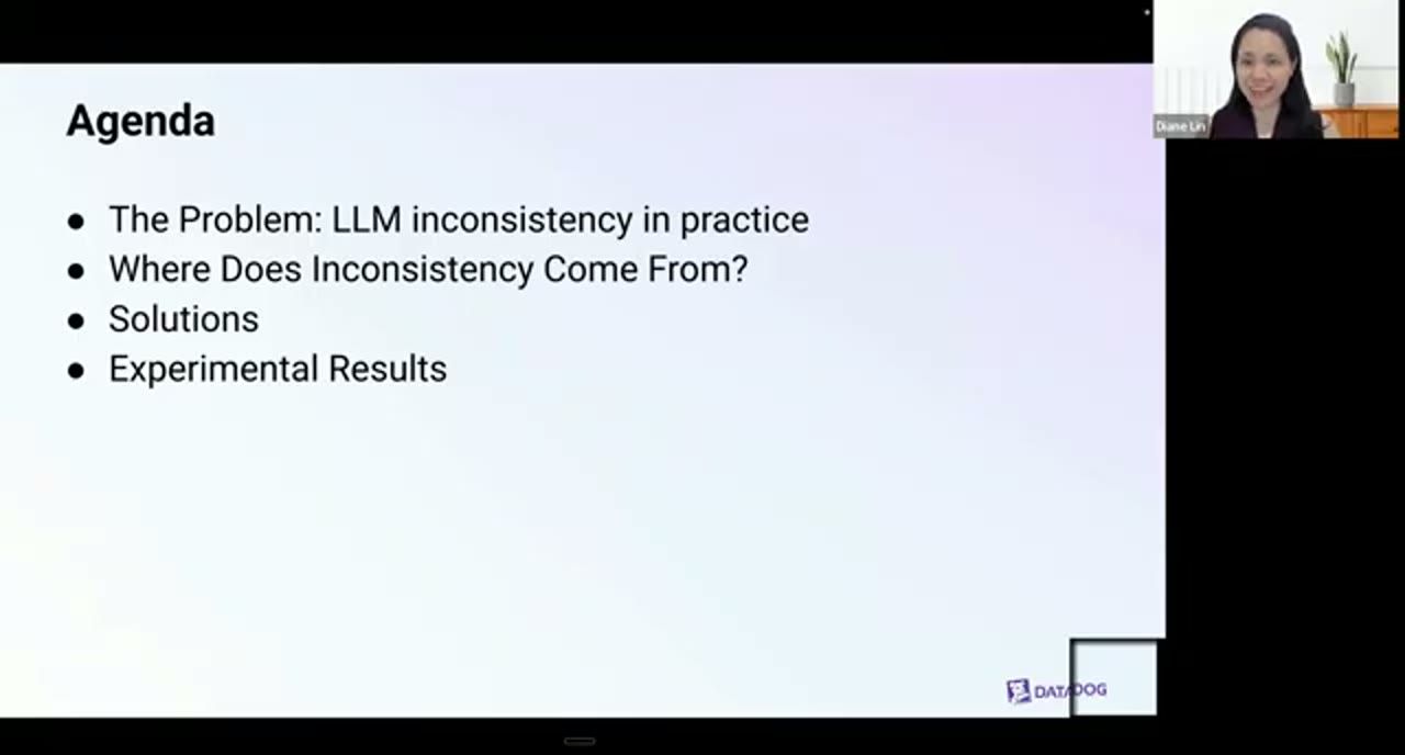Slide Agenda với bốn mục