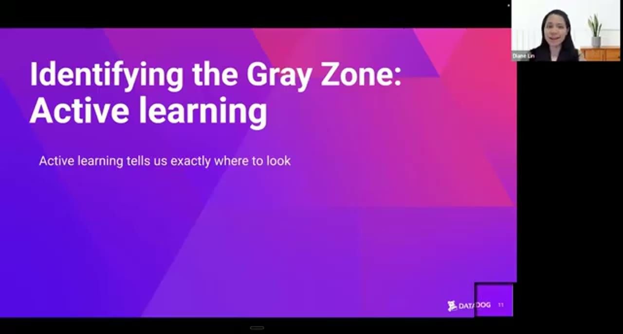 Slide Identifying the Gray Zone: Active learning