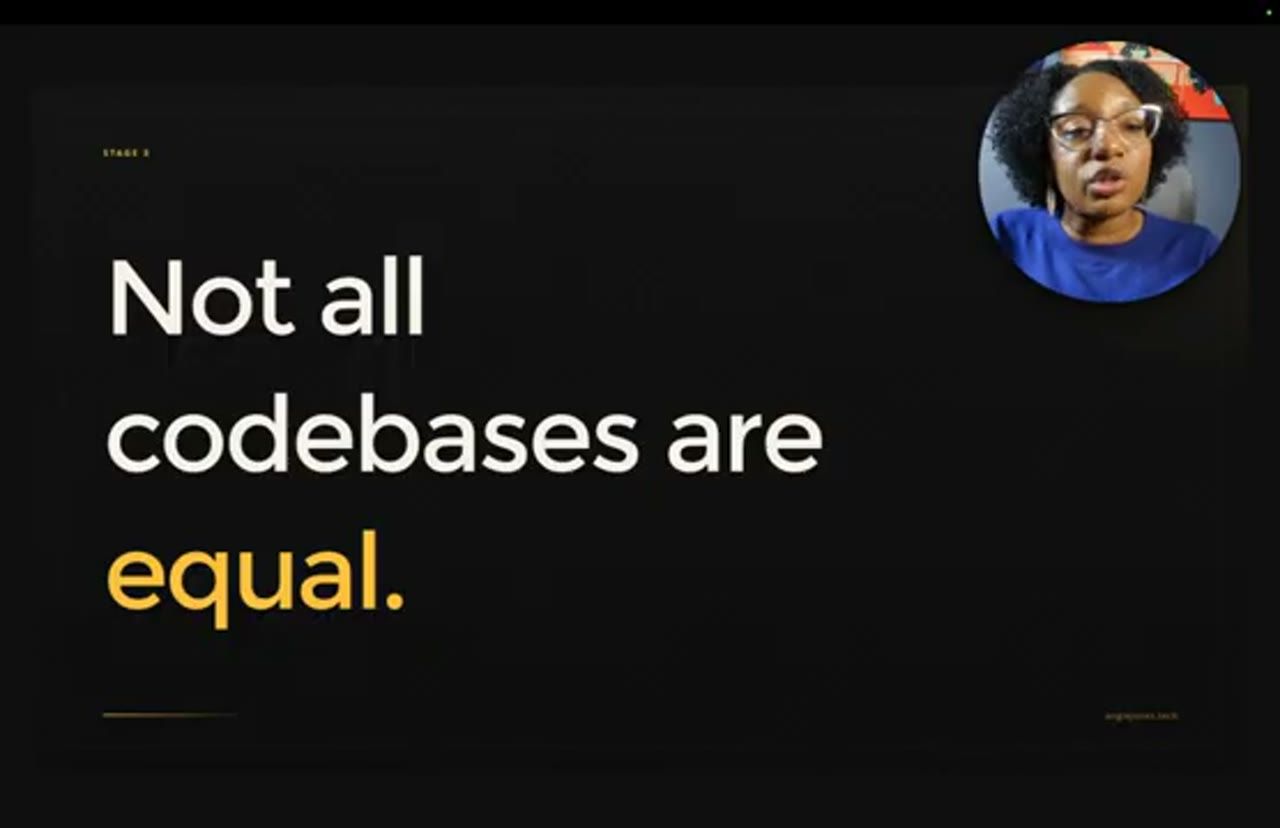 Slide Not all codebases are equal