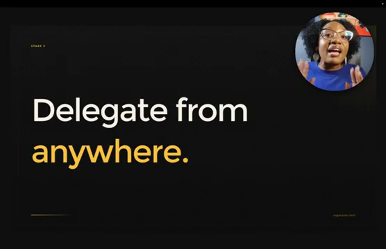 Slide Delegate from anywhere