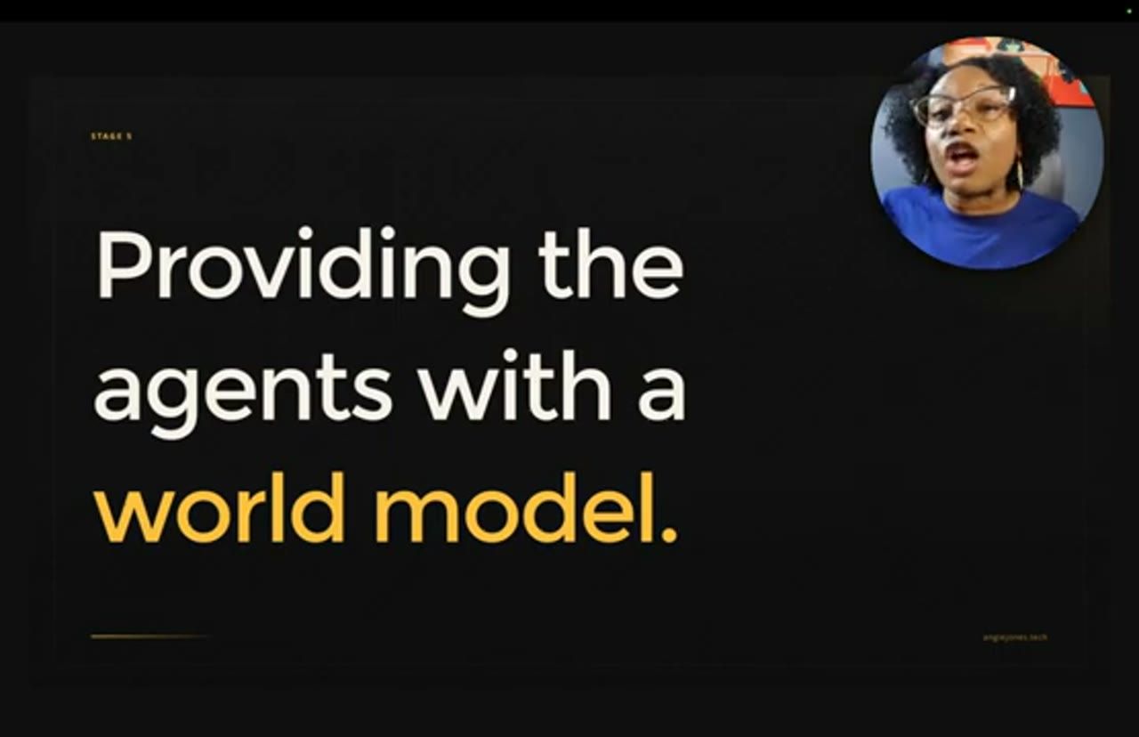 Slide Providing the agents with a world model