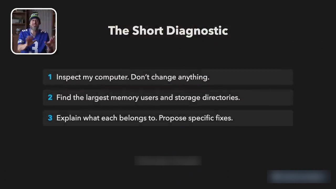 Slide The Short Diagnostic với ba dòng